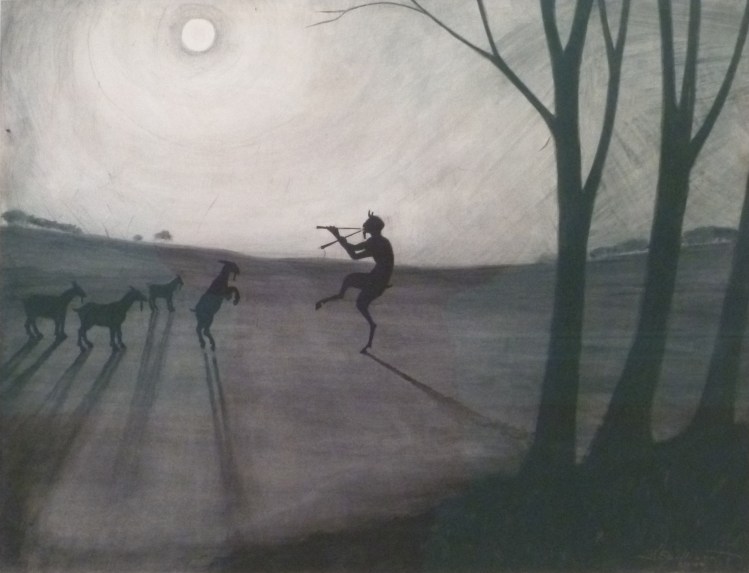 Léon_Spilliaert_(1900)_-_Faun_bij_maneschijn
