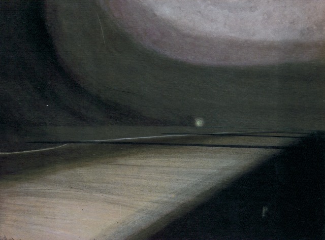 plage au clair de lune