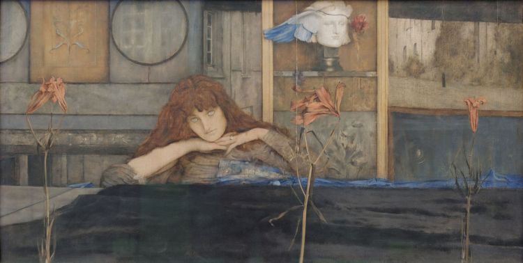 i_lock_my_door_upon_myself_fernand_khnopff_1891